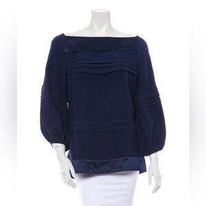 Diane Von Furstenberg Silk Blouse With Pleats